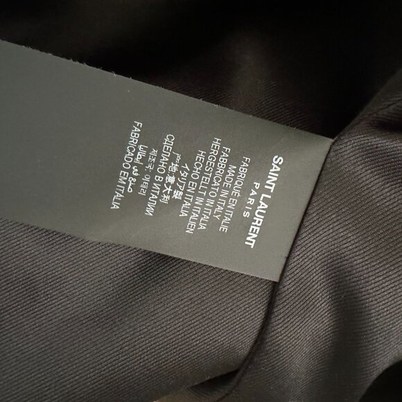 Men's Saint Laurent Teddy College Jacket - Picture 5 of 6